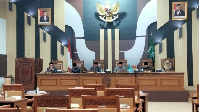 Rapat Paripurna pengesahan KUA - PPAS 2024