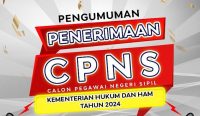 Gambar Ilustrasi pengumuman penerimaan CPNS Kemenkumham 2024. (Sumber: Kemenkumham)