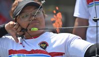 Teodora Audi Ferelly Ayudia saat bertanding di Paralimpade Paris 2024 (Foto: NPC Indonesia)